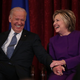 Image for article titled Hillary Clinton Thinks Joe Biden's Creepy Touching Isn't a Big Deal